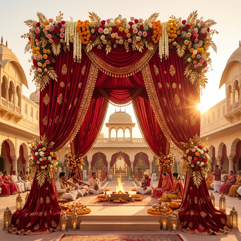 Grand Wedding Mandap